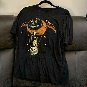 Halloween pumpkin skulls shirt